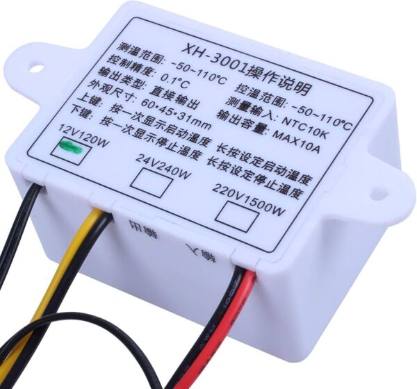 Digital Temperature Controller, XH-W3001, - Image 4
